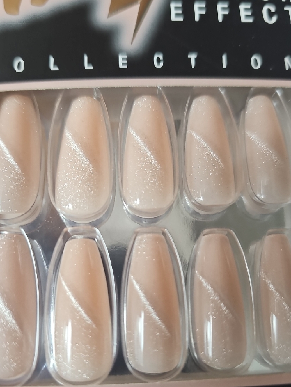 Salon Perfect Magnetti Mirror Effect Press-On Nails 3pks 90 Nails - Nude